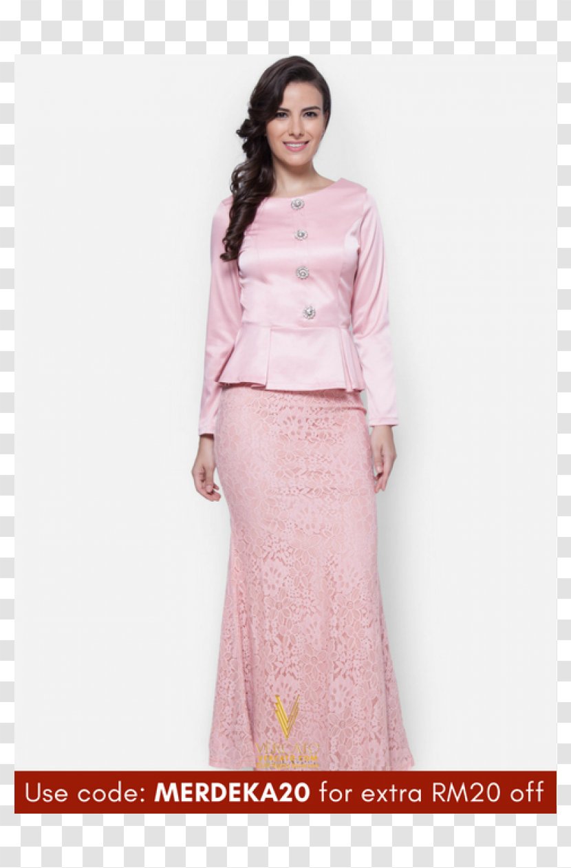 Robe Gown Baju Kurung Malaysia Kebaya - Nightwear - Dress Transparent PNG