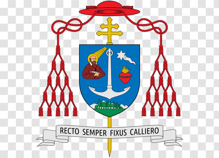 Cardinal Pontifical Gregorian University Catholicism Escutcheon Coat Of Arms - Christmas Ornament Transparent PNG