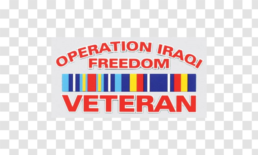 Iraq War Operation Enduring Freedom Car Decal - Text Transparent PNG