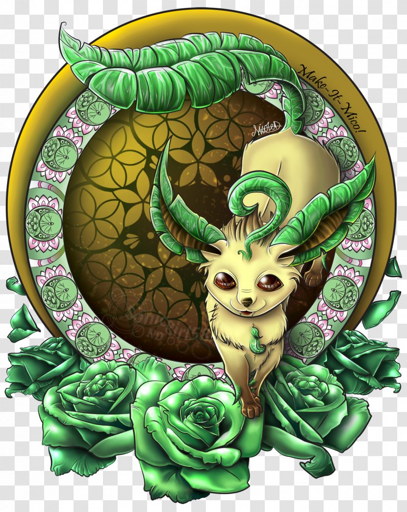 Leafeon Pokémon Sunlight Cat - Tree - Zorra Elegante Transparent PNG