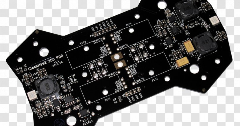 Microcontroller Unmanned Aerial Vehicle Distribution Board Electronics Electronic Component - Walkera Runner 250 - Beagleboard Transparent PNG