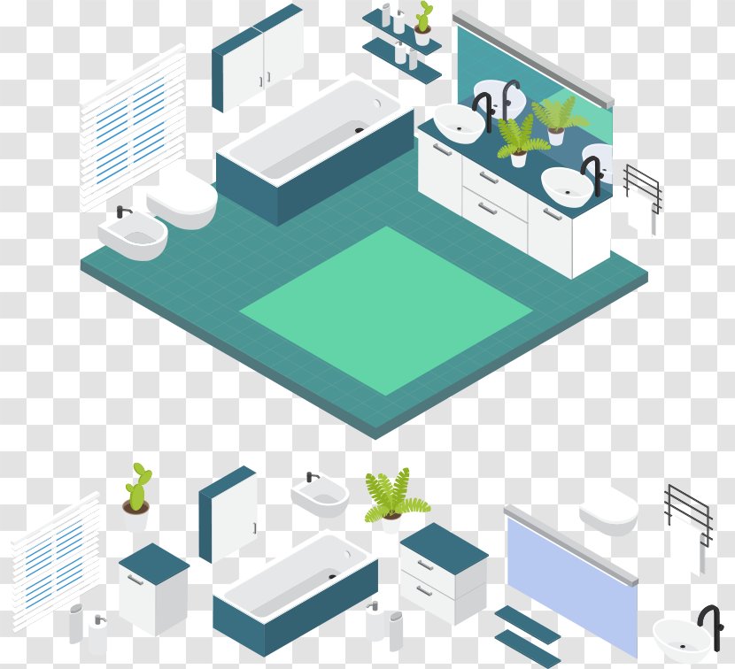 Bathroom Toilet Interior Design Services Illustration - Organization - Vector Transparent PNG