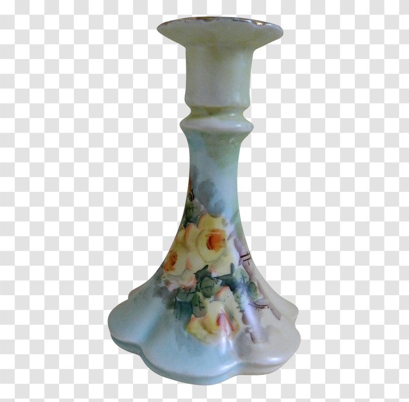 Ceramic Glass Vase Artifact - Hand Painted Candle Transparent PNG