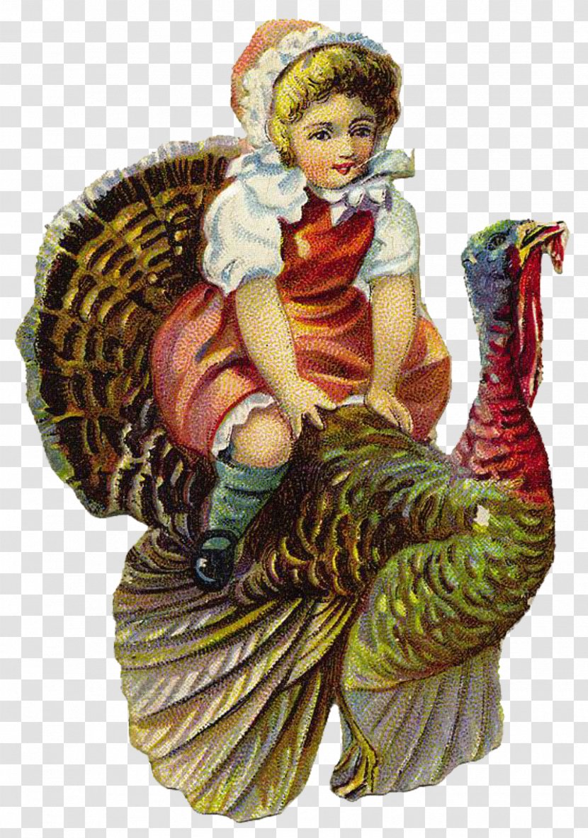Thanksgiving Place Card Greeting Holiday Clip Art - Supernatural Creature - Peacock Bird Transparent PNG