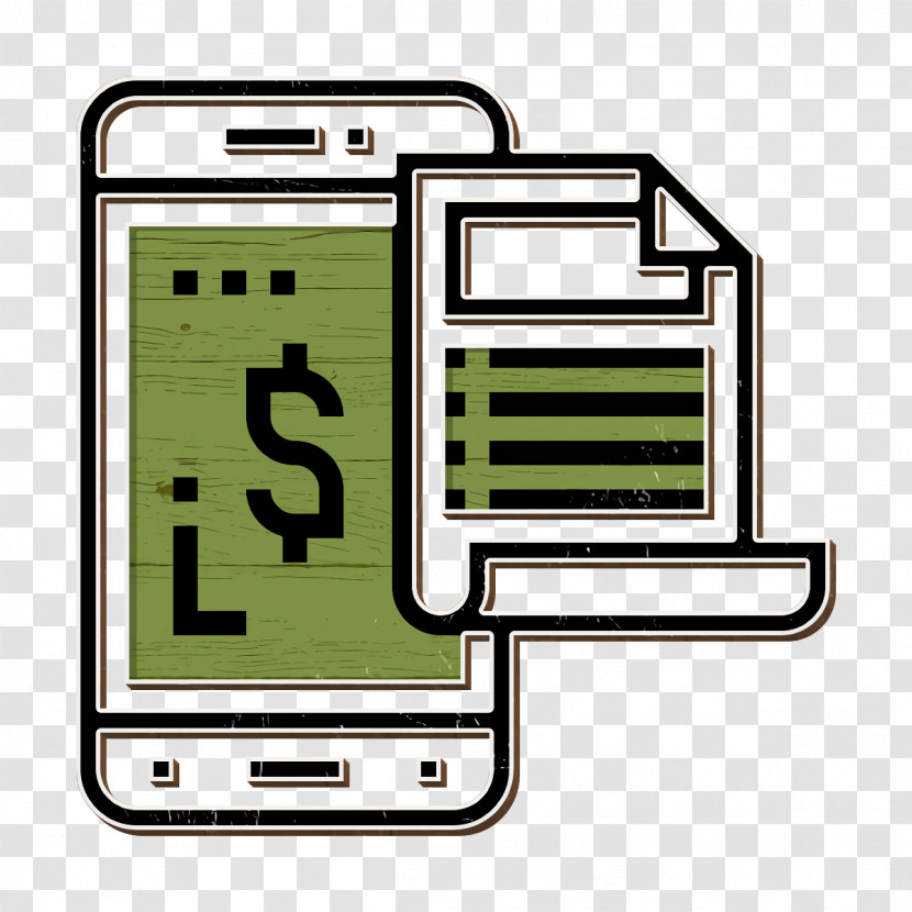 Payment Icon Digital Banking Icon Bill Icon Transparent PNG