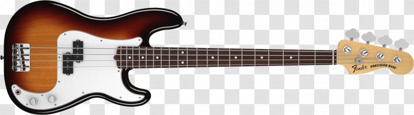 Fender Precision Bass Stratocaster Guitar Musical Instruments Corporation Jazz - Silhouette Transparent PNG
