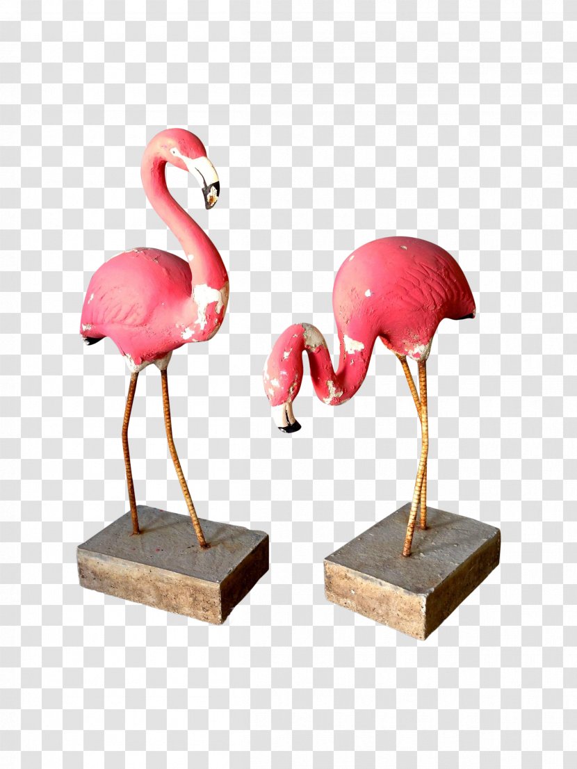 Water Bird Garden Ornament Greater Flamingo - Figurine Transparent PNG