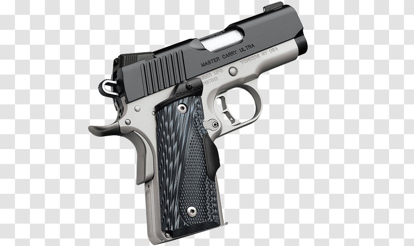 Kimber Manufacturing Custom Automatic Colt Pistol .45 ACP Firearm - 919mm Parabellum - Handgun Transparent PNG