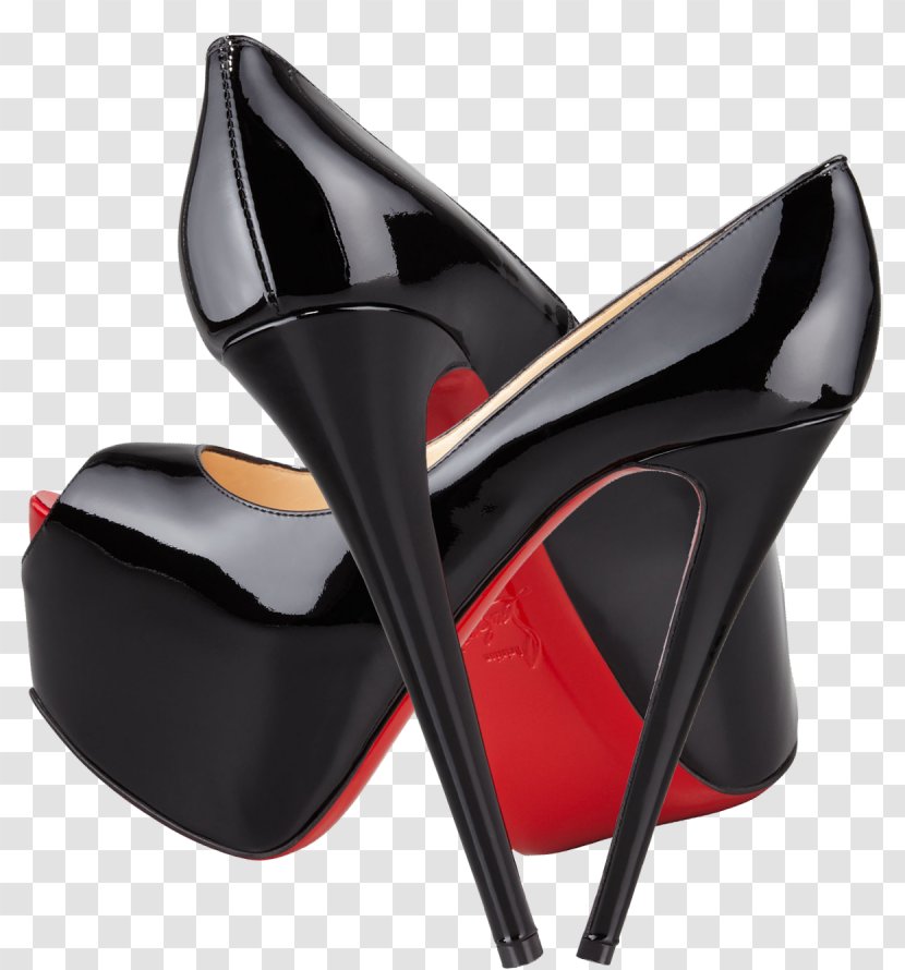 T-shirt High-heeled Footwear Handbag Court Shoe - Louboutin Image Transparent PNG