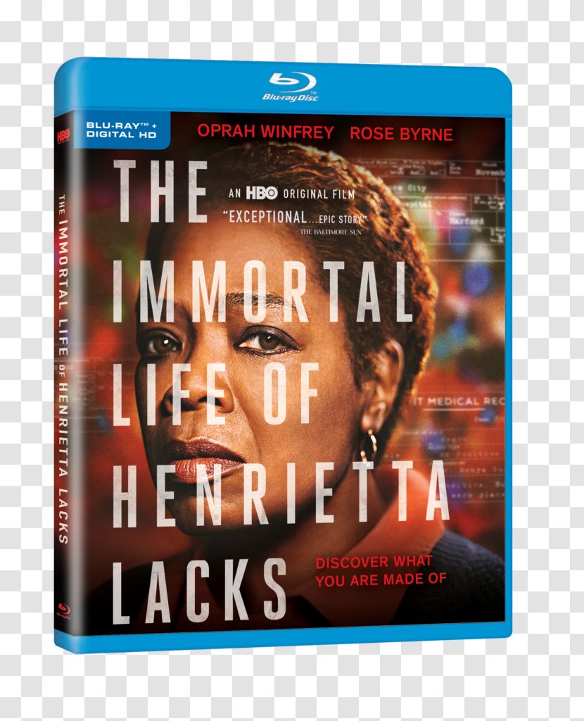 The Immortal Life Of Henrietta Lacks Blu-ray Disc Science Film - Advertising Transparent PNG