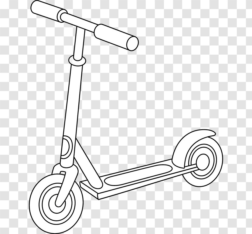 Kick Scooter Coloring Book Drawing Car Transport - Plumbing Fixture - Freestyle Transparent PNG