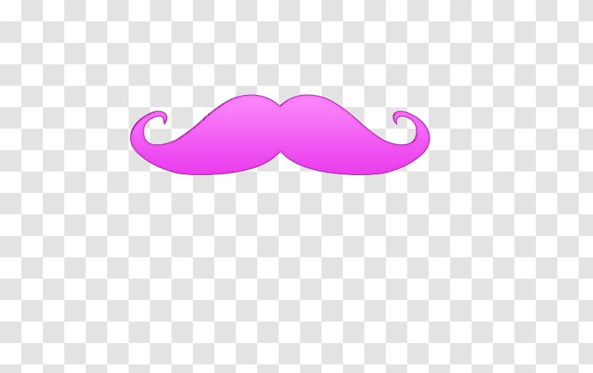 Handlebar Moustache Drawing Clip Art - Purple Transparent PNG