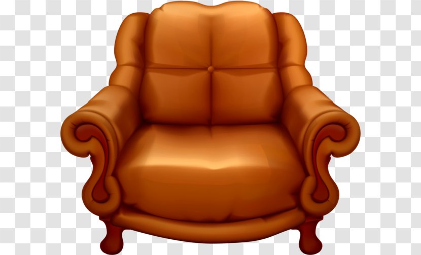 Loveseat Couch Clip Art - Leather - Chair Transparent PNG