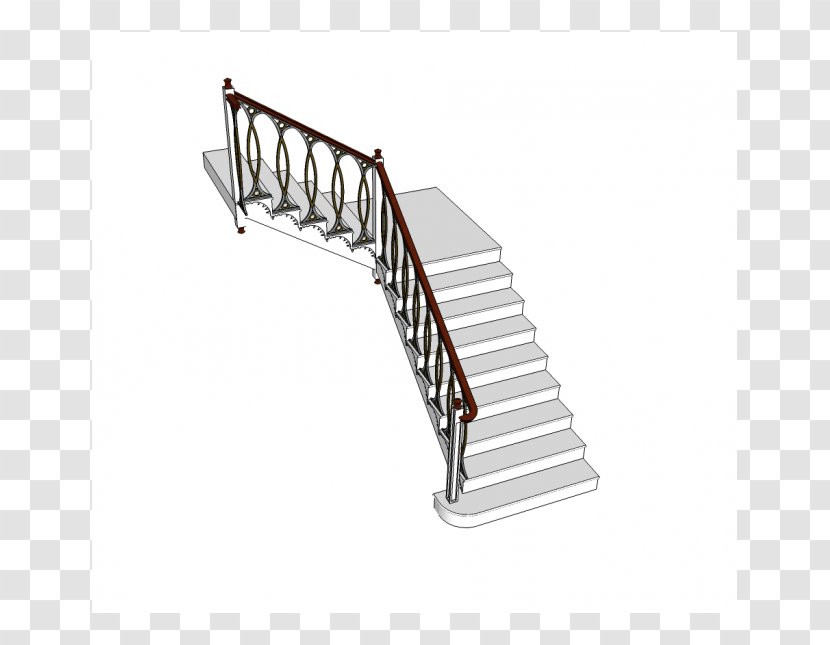 Line Angle Stairs - Staircase Model Transparent PNG