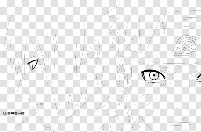 Eye Line Art Forehead Sketch - Silhouette Transparent PNG
