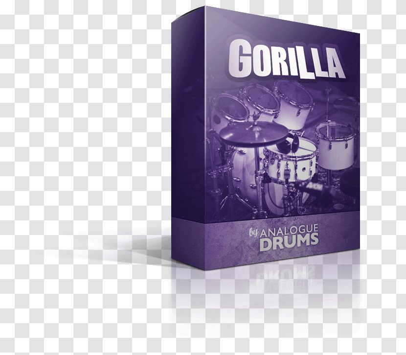 Gorilla Drums Drummer Concert-Tom - Watercolor Transparent PNG