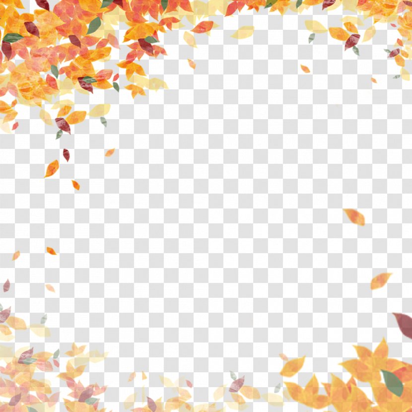 Autumn Leaf Color Clip Art - Pattern - Poster Frame Transparent PNG