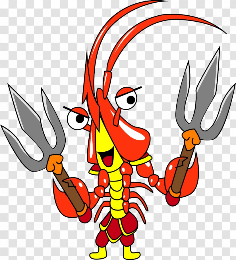 Crab Xiabingxiejiang Seafood - Designer - Cartoon Lobster Transparent PNG
