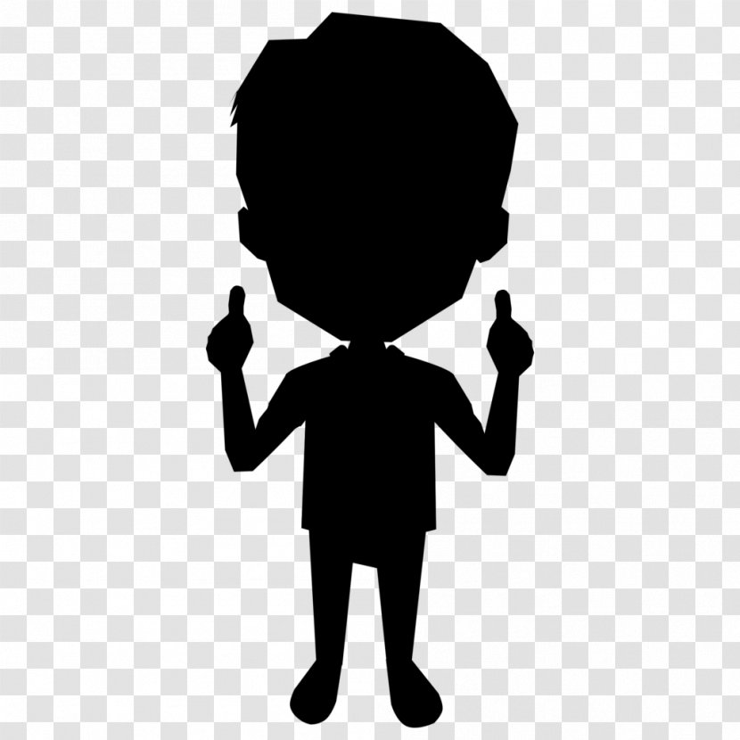 Clip Art Thumb Logo Human Behavior Silhouette - Standing Transparent PNG