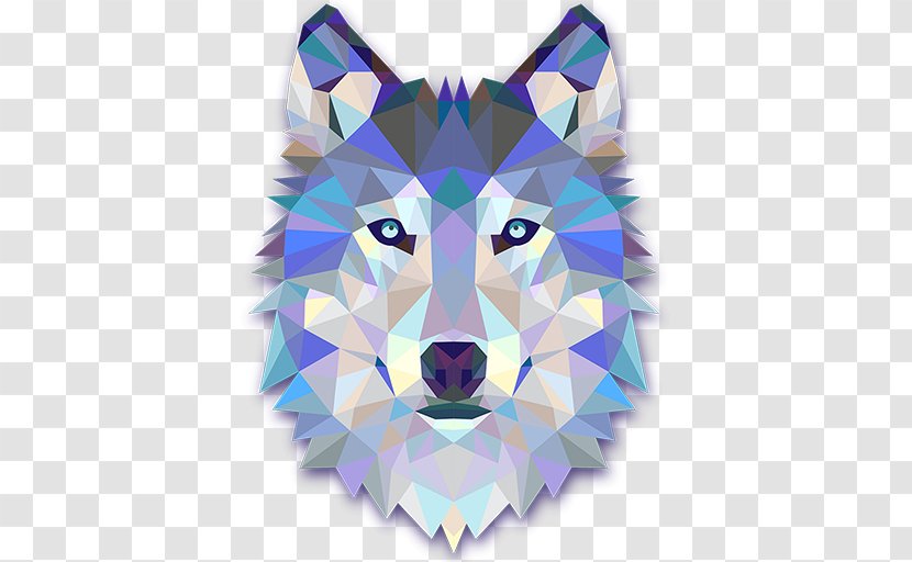 Siberian Husky Abstract Art Painting Sticker Gray Wolf Transparent PNG