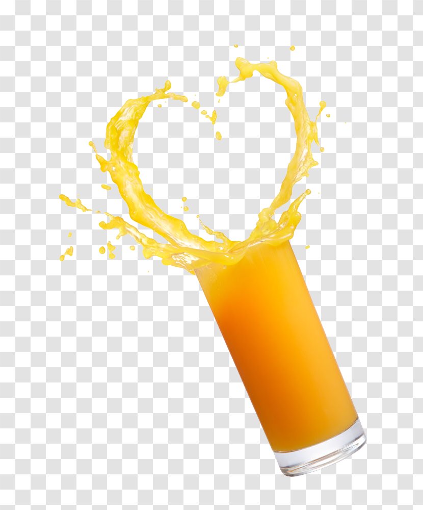 Orange Juice Drink - Yellow - Splash Of Transparent PNG