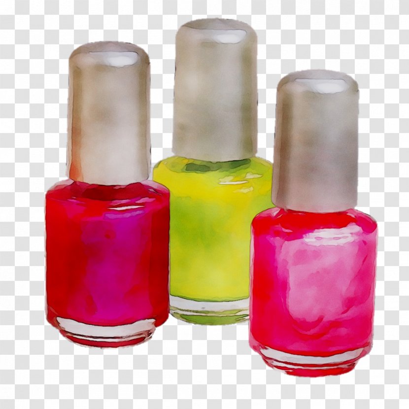 Nail Polish Glass Bottle Magenta Product Transparent PNG