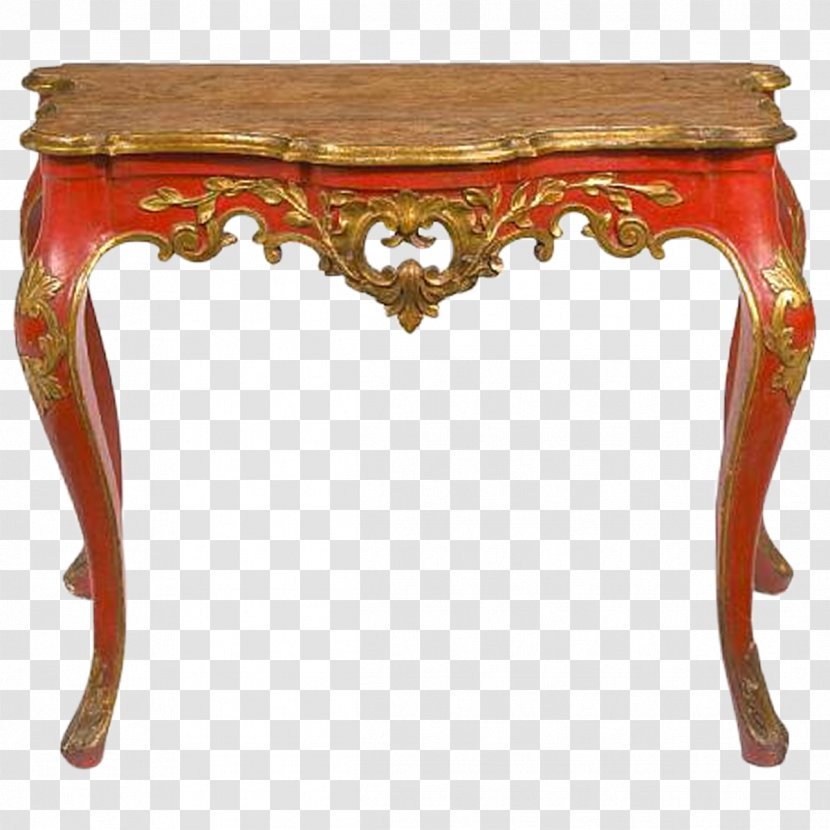 Table Rococo Furniture Carpet Antique - Style - Tables Transparent PNG