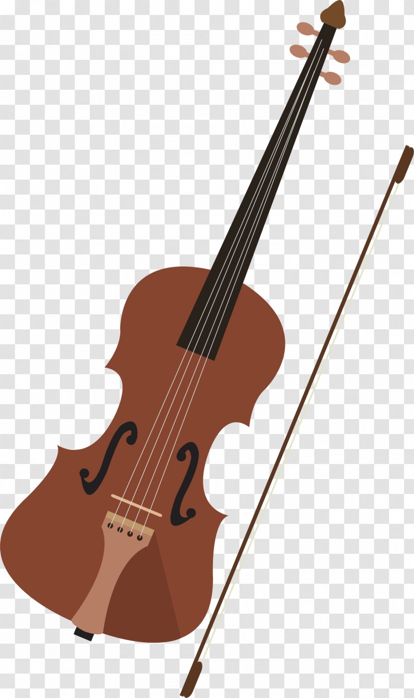 Violin Musical Instrument Euclidean Vector - Tree - Element Transparent PNG