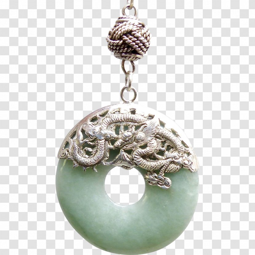 Earring Jewellery Silver Locket Jade - Necklace Transparent PNG