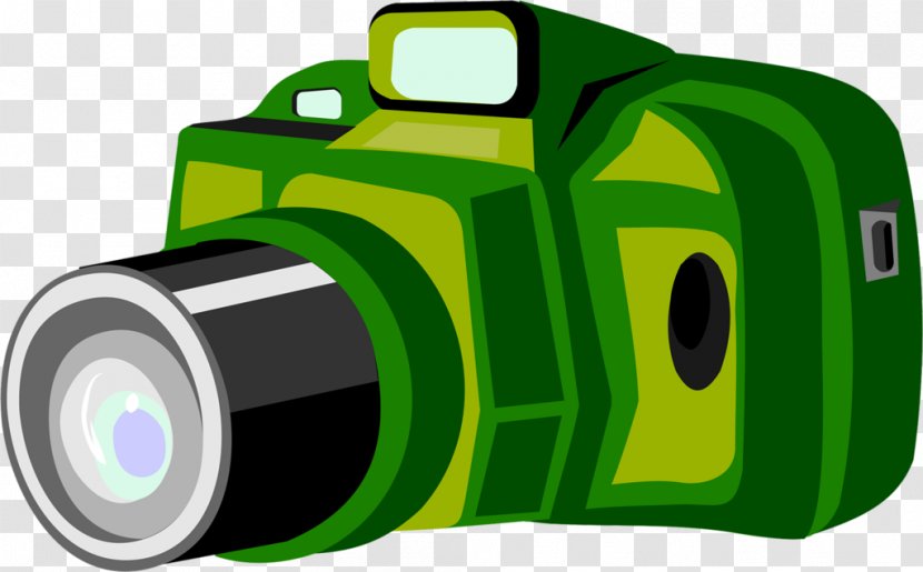 Digital Camera Photography - Green Painted Transparent PNG