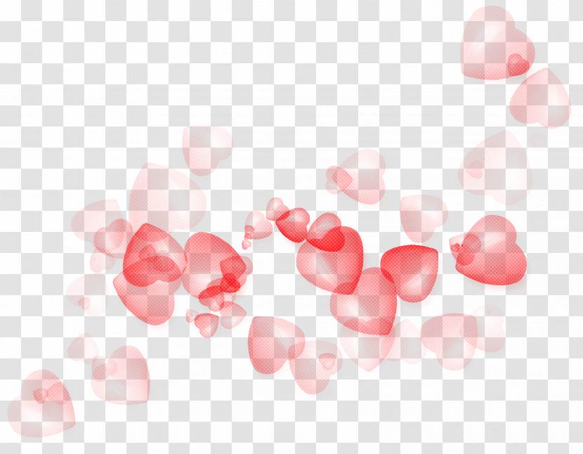Pink Heart Petal Transparent PNG