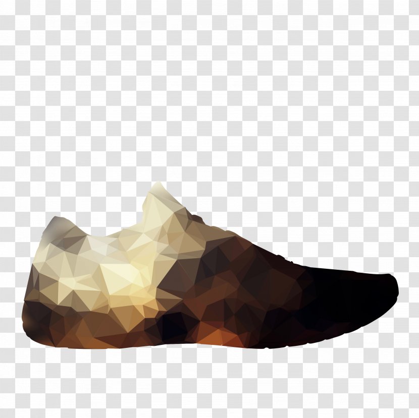 Shoe - Beige - Leather Transparent PNG