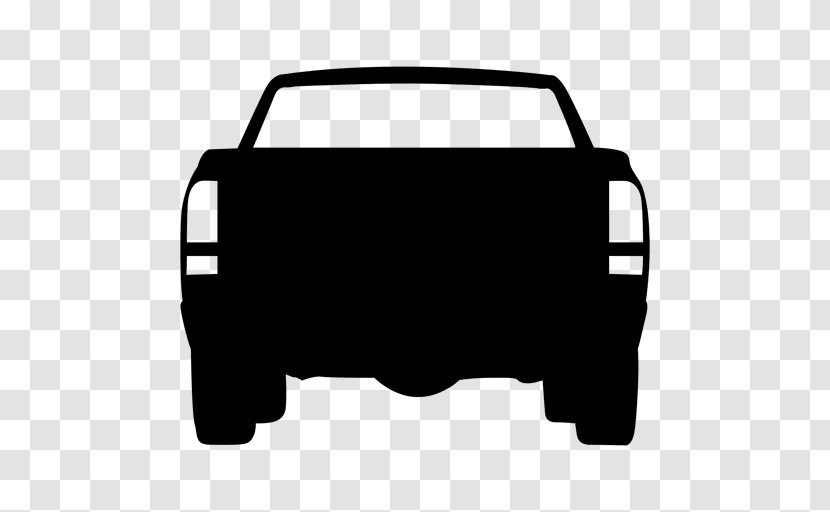 Car Silhouette Pickup Truck - Businessman Cartoon Transparent PNG