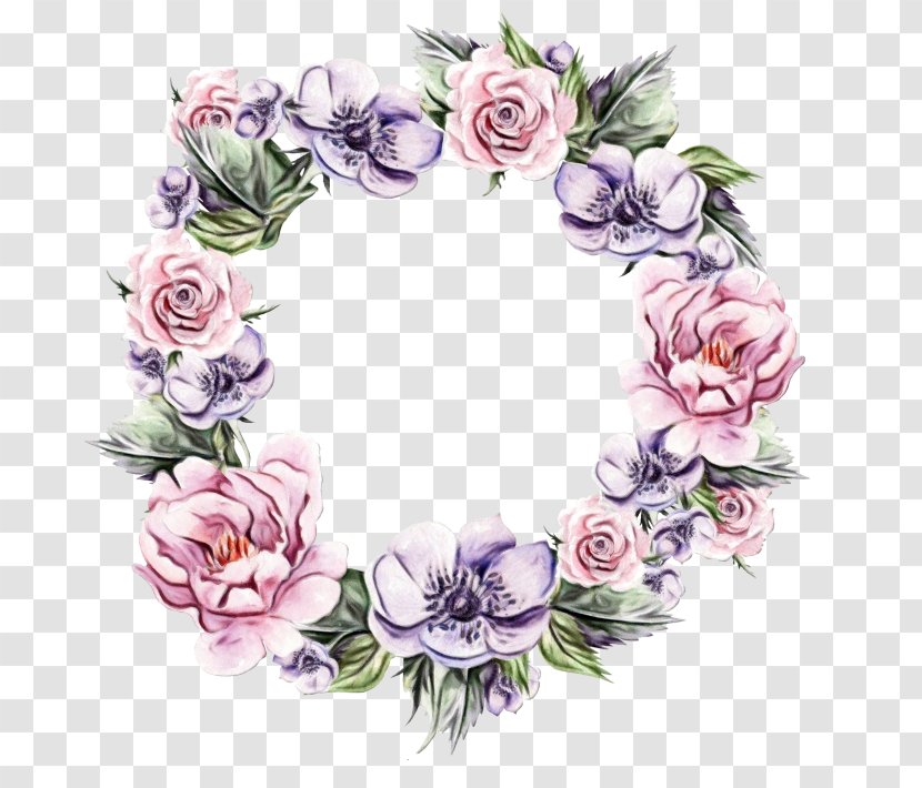 Wreath Greeting & Note Cards Rose Illustration Garland Transparent PNG