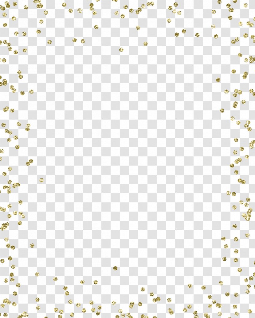 Glitter Gold Confetti Clip Art Transparent PNG