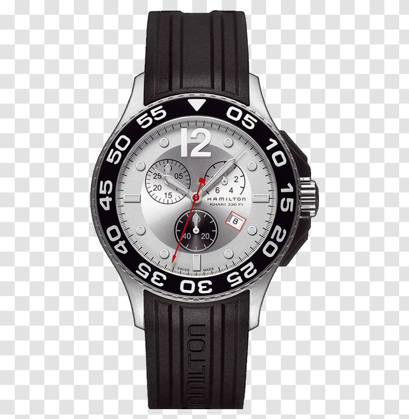 Hamilton Watch Company Chronograph Quartz Clock Scuba Diving Transparent PNG