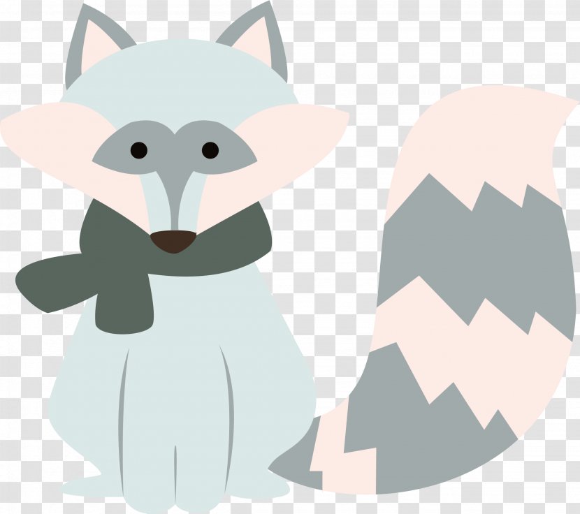 Whiskers Illustration - Dog Like Mammal - Blue Fox Vector Transparent PNG