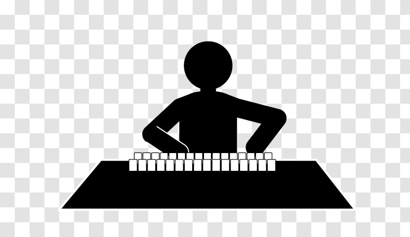 Clip Art Human Behavior Brand Product Design - Black And White - Mahjong Table Transparent PNG