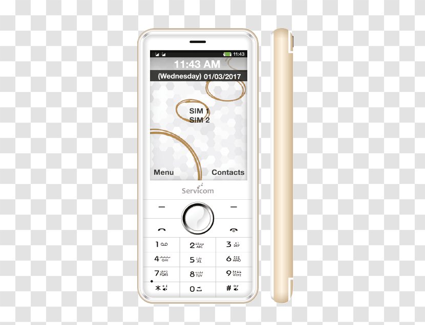 Feature Phone Smartphone Telephone Dual SIM Cellular Network - Gadget Transparent PNG