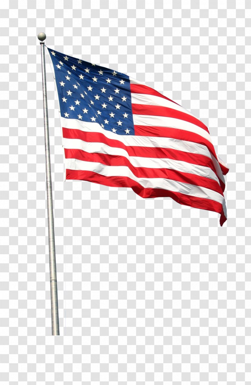 Flag Of The United States Flagpole - Pennant Transparent PNG