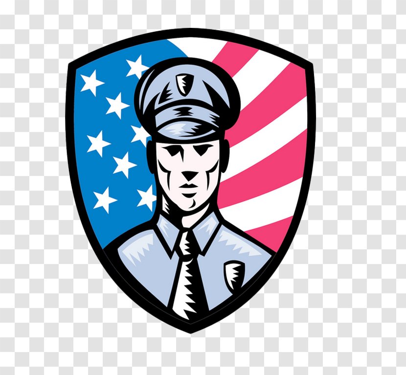Police Officer Badge Royalty-free Law Enforcement - Headgear - US Material Picture Transparent PNG