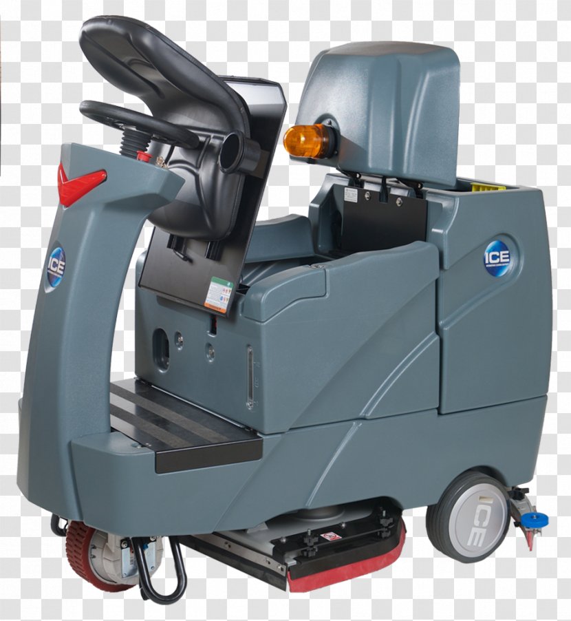 Machine Floor Scrubber Car - Industrial Design Transparent PNG