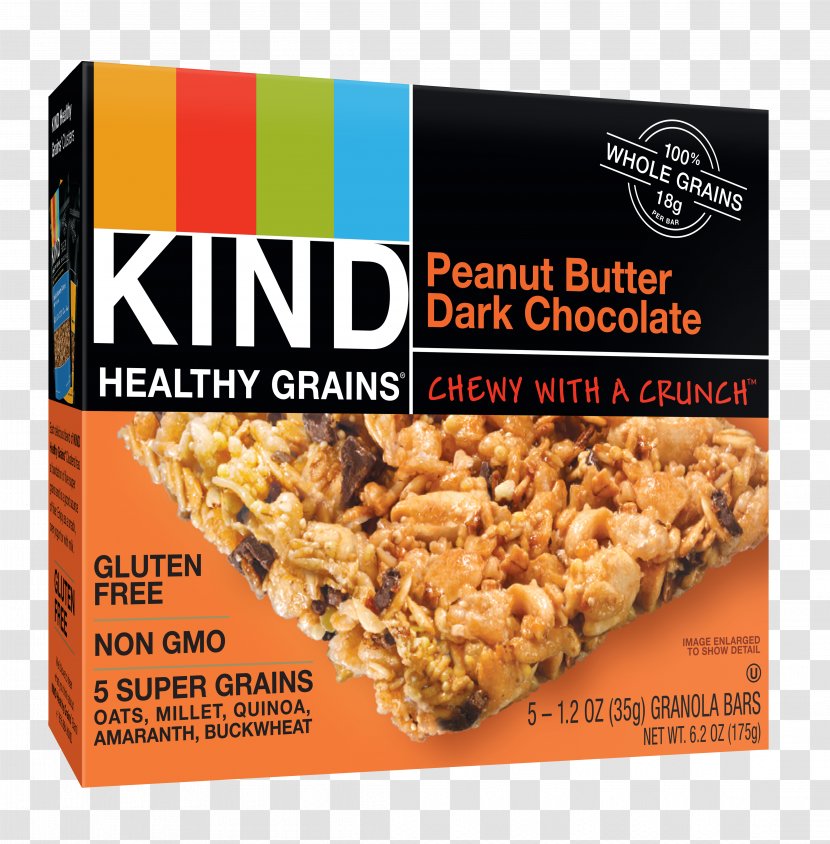 Chocolate Bar Blondie Kind Peanut Butter Granola - Vegetarian Food Transparent PNG
