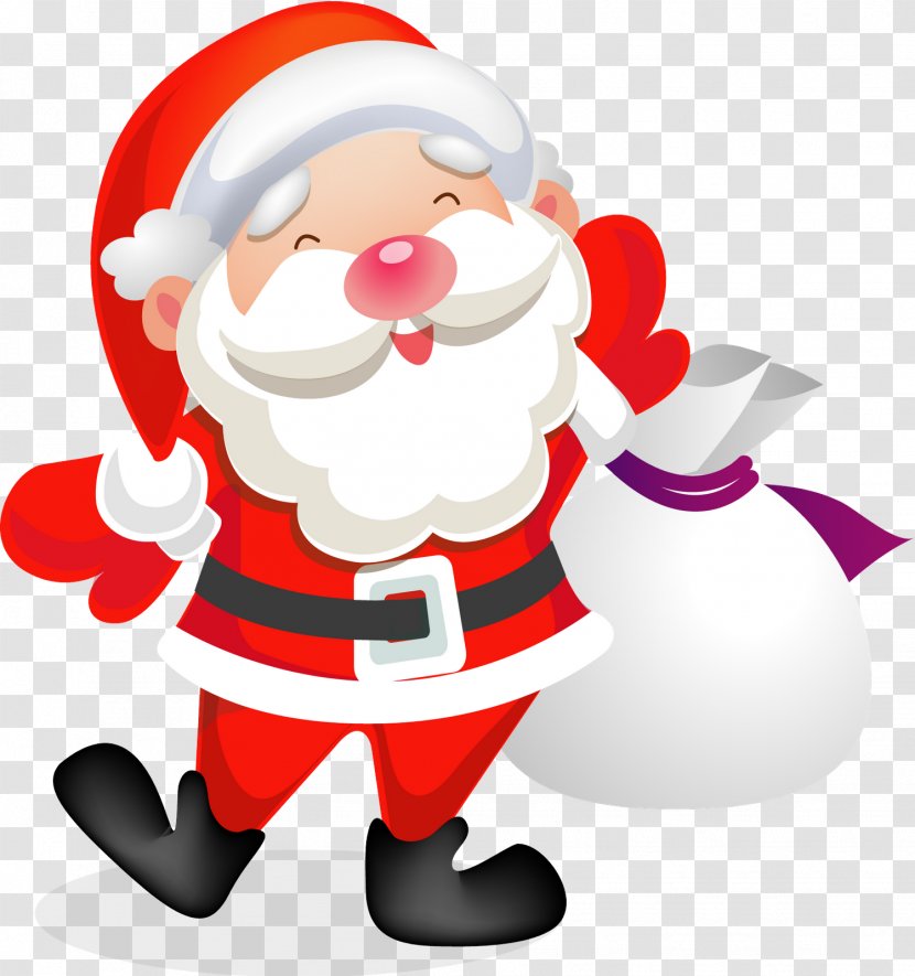 Santa Claus - Fictional Character Cartoon Transparent PNG