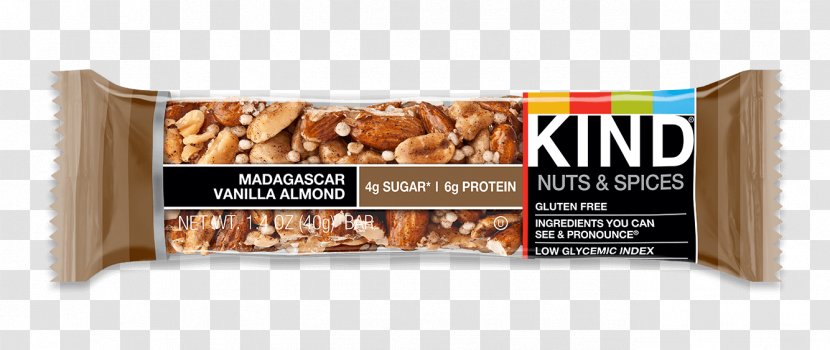 Kind Nut Almond Dark Chocolate Gluten-free Diet - Energy Bar - Pecan Transparent PNG