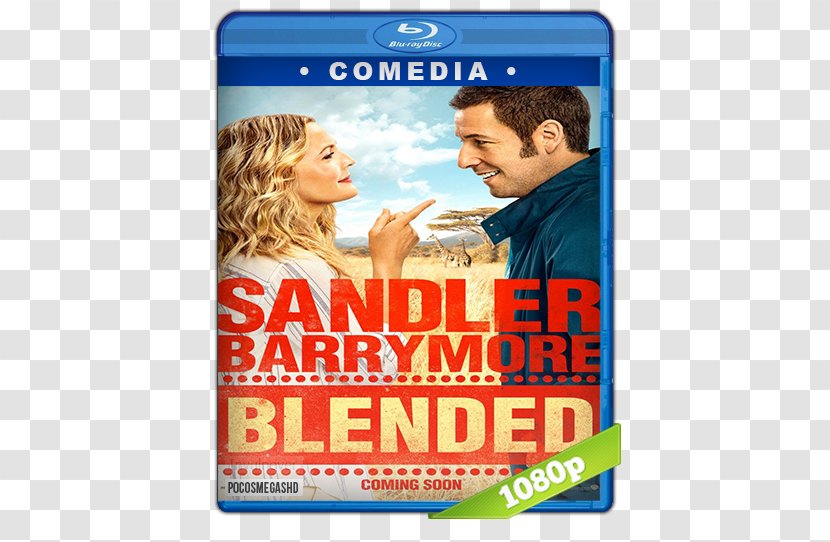 Adam Sandler Blended Film Blu-ray Disc 1080p - Highdefinition Television - Dvd Transparent PNG