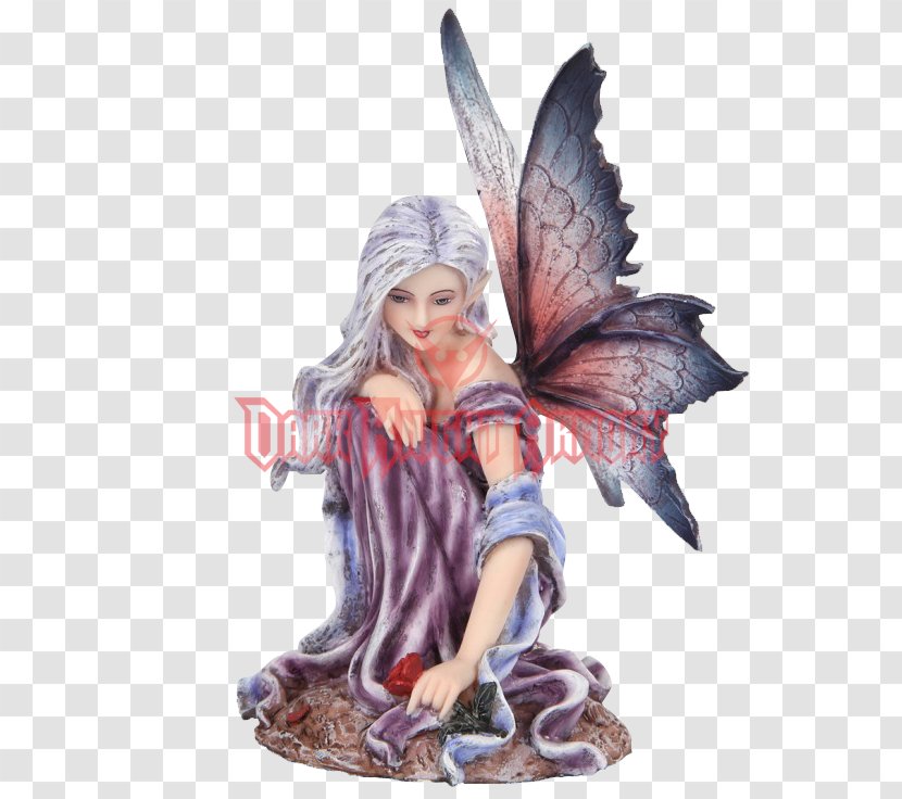 The Fairy With Turquoise Hair Figurine Statue Red - Flower Fairies Transparent PNG
