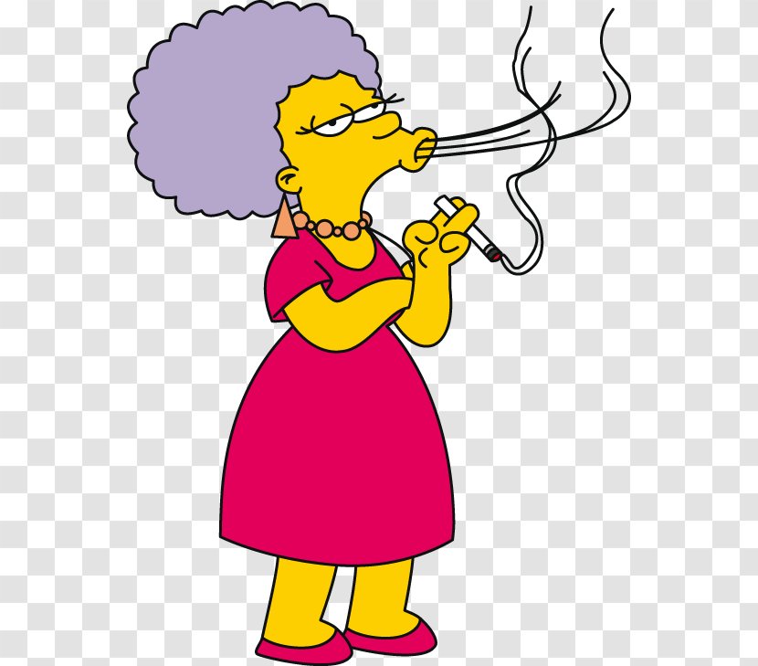 Patty Bouvier Marge Simpson Bart Homer Selma - Simpsons Transparent PNG
