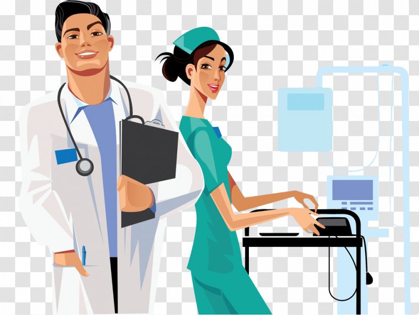 Nursing Physician Health Care Illustration - Product - Doctors And Nurses Transparent PNG