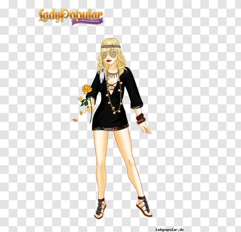Lady Popular Costume Cartoon Character Fiction - Frame - Fashion Beauty Transparent PNG